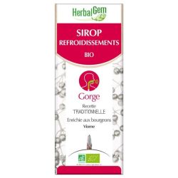HerbalGem Sirop Refroidissements Bio 150 ml