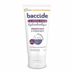 Baccide Crème Mains Hydroalcoolique - 50ml - Hydratante & Désinfectante 2-en-1