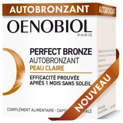 Oenobiol Perfect Bronze Autobronzant Peau Claire 30 Capsules