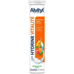 Alvityl Hydrink Vitalité - 20 Comprimés Effervescents - Hydratation et énergie