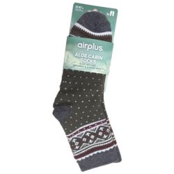 AirPlus Aloe Cabin Chaussettes Hydratantes - Coloris Kaki - Pointure 41-47