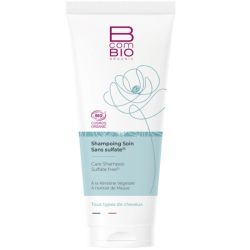 BcomBIO Shampoing Soin Sans Sulfate Bio - 200 ml - Répare et adoucit tous les cheveux