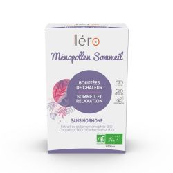 Léro Ménopollen Sommeil Bio 60 Capsules - Sommeil, Relaxation & Bouffées de chaleur