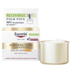 Eucerin Hyaluron-Filler + Elasticity Soin de Jour SPF30 Signes de l'Âge - Recharge 50ml