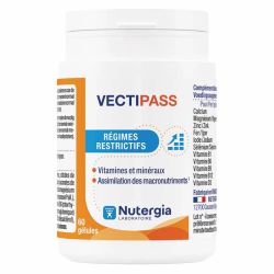 Nutergia Vectipass - Réduit les Carences Suite aux Chirurgies Bariatriques - 60 Gélules