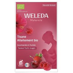 Weleda Maternité Tisane Allaitement Saveur Fruits Rouges Bio 20 Sachets – Stimulation de la lactation