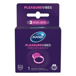 Manix Pleasure Vibes Anneau vibrant - Stimulation clitoridienne et plaisir partagé