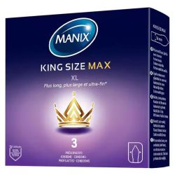 Manix King Size Max - 3 préservatifs grande taille