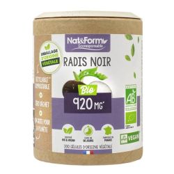 Nat&Form Écoresponsable Radis Noir Bio Confort Digestif - 200 Gélules