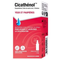 Bausch & Lomb Cicathénol Spray Oculaire Yeux et Paupières - 17ml