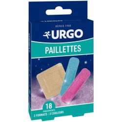 URGO Pansements Paillettes 2 Formats - 18 unités