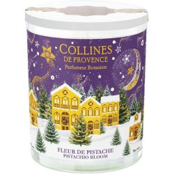 Collines De Provence Bougie Parfumée Noël Fleur de Pistache - 180g