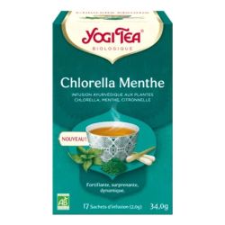 Yogi Tea Infusion Chlorella Menthe Bio - 17 Sachets