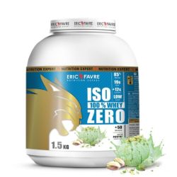 Eric Favre Iso Zero 100% Whey Protéine Pistache - 1,5Kg