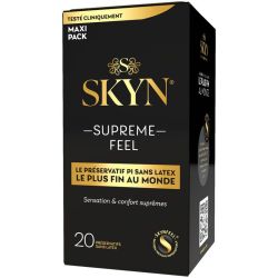 Skyn Supreme Feel Préservatifs Sans Latex - 20 Préservatifs