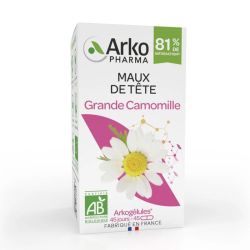 Arkopharma Arkogélules Grande Camomille Bio - 45 Gélules - Confort féminin & Soulagement