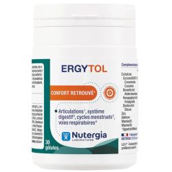 Nutergia Ergytol - Confort Articulaire, Digestif et Menstruel - 30 gélules