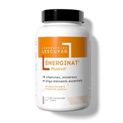 Laboratoires Lescuyer Énerginat Multivit' Vitamines & Minéraux Essentiels - 60 Comprimés