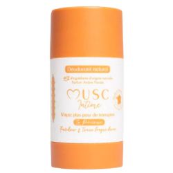Musc Intime Déodorant Naturel en Stick - 50g - Parfum Amber Flower - Protection naturelle parfumée