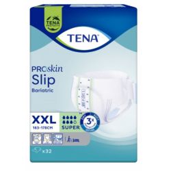 TENA ProSkin Slip Bariatric Super - Taille XXL - 32 protections