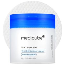 Medicube Zero Pore Pad 2.0 Pads Purifiants & Exfoliants Tous Types de Peaux - 155g - 70 Unités