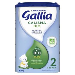 Gallia Calisma Bio Lait En Poudre Calisma 2 Bio 6 A 12 Mois 800 g