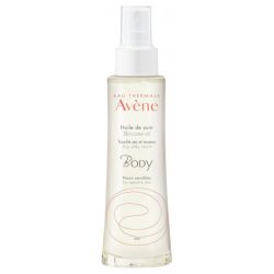 Avène Body Huile de Soin - 100 ml - Nutrition et éclat pour peau, visage et cheveux