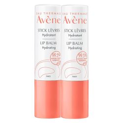 Avène Les Essentiels Soin Lèvres Sensibles - Lot de 2 x 4g - Hydrate et adoucit les lèvres sensibles