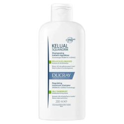 Ducray Kelual Squanorm - Shampoing Traitant Régulateur Pellicules Grasses - 200ml