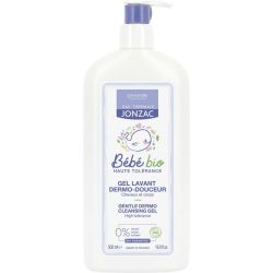 Eau Thermale Jonzac Bébé Gel Lavant Dermo-Douceur Bio - 500 ml - Nettoie, apaise et protège