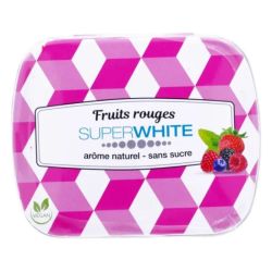 Superwhite Pastilles Mini Mints Fruits Rouges Haleine Fraîche Instantanée - 50 Pastilles