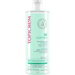 Topicrem AC Control Gel Nettoyant Purifiant 400ml – Nettoyage et matité des peaux grasses