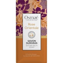 Osmaé Savon Surgras Rose Orientale 100g – Nettoyant et parfum oriental