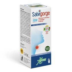 Aboca Salvigorge 2Act Spray Buccal Sans Alcool Maux de Gorge - 30ml