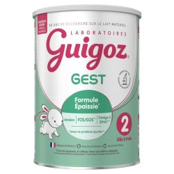 Guigoz GuigozGest Lait 2ème Âge Dès 6 Mois Jusqu'à 1 An 780g – Formule épaissie et immunité