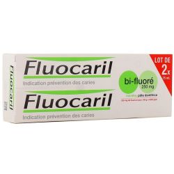 Fluocaril Pâte Dentifrice Bi-Fluoré 250mg Menthe - 2 x 75ml