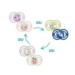 Mam Perfect 2 Sucettes Animaux - 6 mois et +