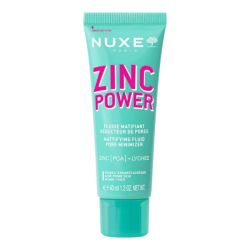 Nuxe Zinc Power Fluide Matifiant Réducteur de Pores 40ml - Peau lisse et matifiée