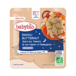 Babybio Ravioli Butternut Tomates Champignons 15 mois - 190g