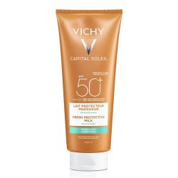 Vichy Capital Soleil Lait SPF50+ - 300 ml - Très Haute Protection Solaire Famille