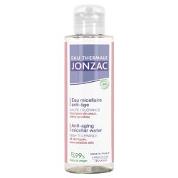 Eau de Jonzac Sublimactive Eau Micellaire Anti-Âge Bio 100 ml - Démaquille, Lisse les Rides et Repulpe la Peau