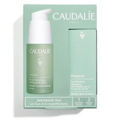 Caudalie Coffret Vinopure - Sérum Salicylique Anti-imperfections 30ml + Stop Boutons Salicylique 15ml OFFERT