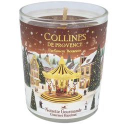 Collines de Provence Bougie Parfumée Noisette Gourmande 75g – Ambiance chaleureuse