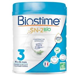 Biostime SN-2 Bio Plus 3 (10 à 36 mois) 800 g - Lait de croissance infantile biologique