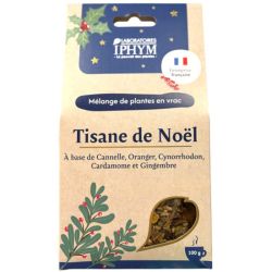 Iphym Tisane de Noël Mélange de Plantes en Vrac - 100g - Infusion chaleureuse aux saveurs festives