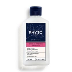 Phyto Shampooing Boucles Intenses - Nettoie & Nourrit - Cheveux Frisés et Crépus - 250ml