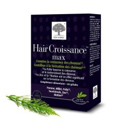 New Nordic Hair Croissance Max 60 gélules - Croissance, volume et force des cheveux