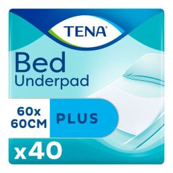 Tena Bed Plus - Alèse Jetable - 60x60 cm - 40 alèses