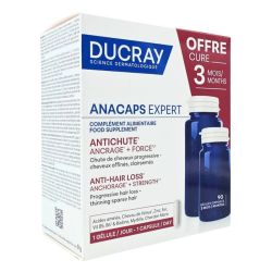 Ducray Anacaps Expert Chute de Cheveux Chronique 90 Gélules – Force et vitalité