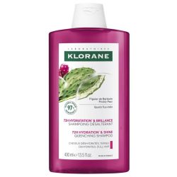 Klorane Hydratation & Brillance - Shampoing Désaltérant - Au Figuier de Barbarie - 400 ml